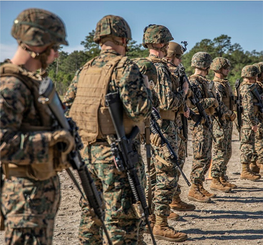 Camp Lejeune suffering from PTSD