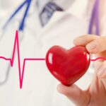 Doctor holding a small heart_s