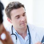 Doctor pointing at an x-ray_s