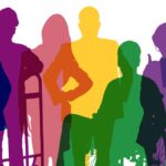 colored silhouettes of people_s