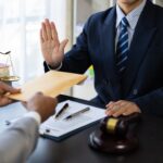 Attorney,Adjudicating,Bribery,Cases,,Businessman,Trying,To,Bribe,A,Lawyer.