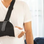 Man suffers from accident fracture broken bone injury_s